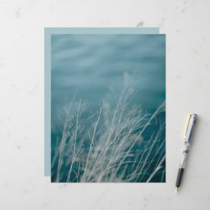 Dreamy blue ocean coast Scrapbook Paper