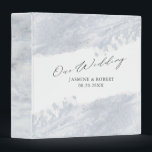 Dreamy Blue ⎥ Personalized Wedding Binder<br><div class="desc">Our dreamy floral collection features acrylic brush strokes in blush and sky blue with gray foliage illustrations that bring romantic feel to all items spread over wedding necessities, office supplies and personal items. Keep all your memories in a personalized binder which can make a perfect gift to your loved ones...</div>