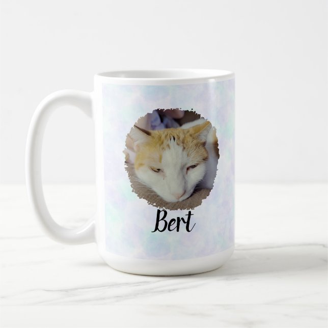 Dreamy Blue Photo Coffee Mug (Left)