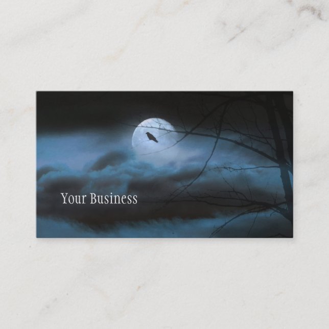 Dreamy Blue Sky Business Card (Front)