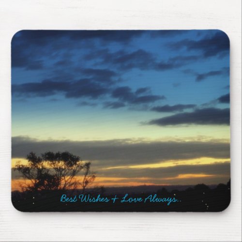 Dreamy Blue Sky Mousepad