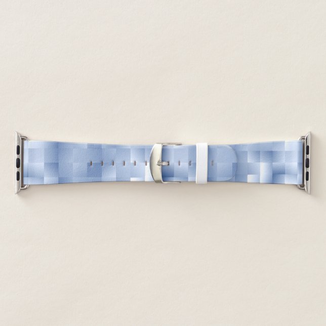 Dreamy Blue Tones in a Square Pattern Apple Watch Band (Band)