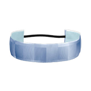 Dreamy Blue Tones in a Square Pattern Athletic Headband