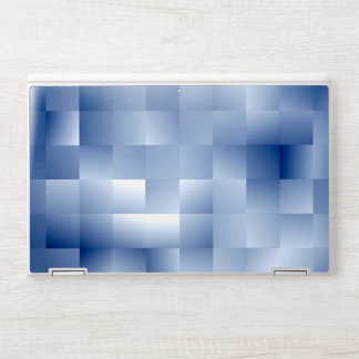 Dreamy Blue Tones in a Square Pattern HP Laptop Skin