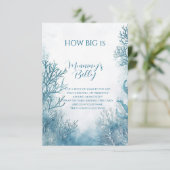 Dreamy Blue Under the Sea how big belly (Standing Front)