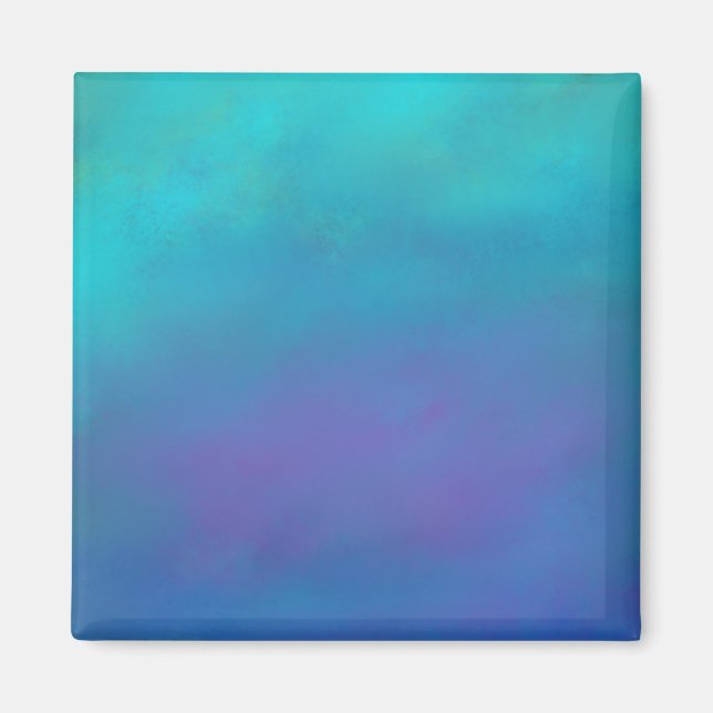 Dreamy Blues Abstract Design Magnet (Front)