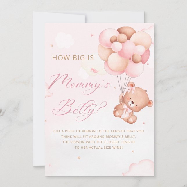 Dreamy Boho Blush Pink Watercolor Floral Paper Invitation (Front)