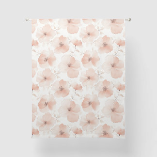 Dreamy Boho Floral Nursery Sheer Curtains