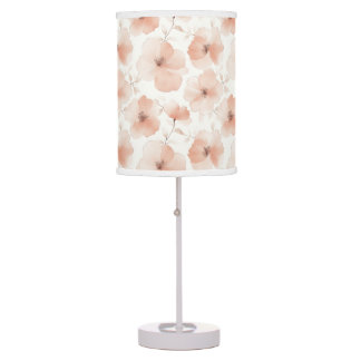 Dreamy Boho Floral Nursery Table Lamp