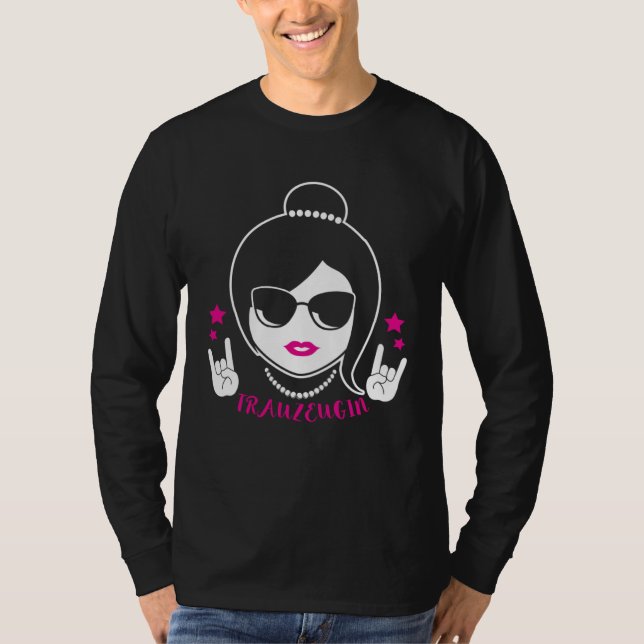 Dreamy Bridal Party Alcohol Wedding Motif T-Shirt (Front)