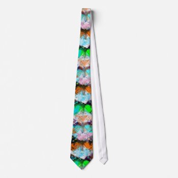 Dreamy Butterflies Neck Tie by VintageFactory at Zazzle