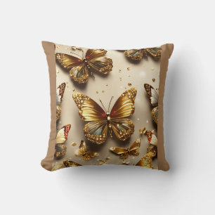 Dreamy Butterflies Throw Pillow