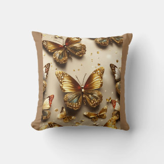 Dreamy Butterflies Throw Pillow