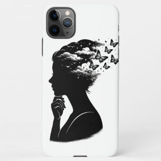 Dreamy Butterfly Cloud Silhouette Phone Case