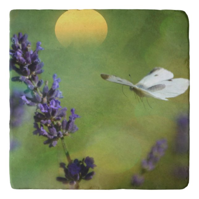Dreamy Butterfly Garden Trivet (Front)