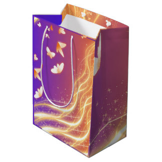 Dreamy Butterfly Golden Light Gift Bag