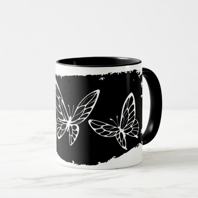 Dreamy Butterfly Mugs (Front Right)