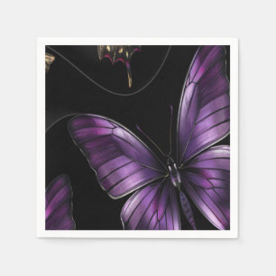 Dreamy Butterfly Pattern Napkins