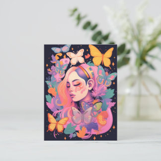 Dreamy Butterfly Postcard