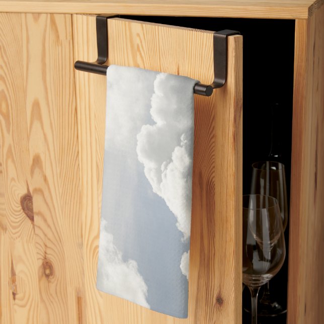 Dreamy Caribbean Clouds 10 Kitchen Towel (Thirds Fold)