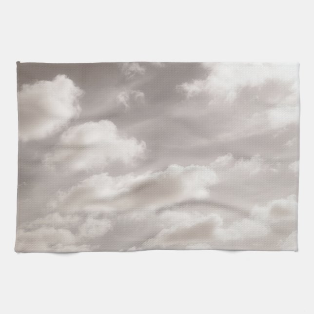 Dreamy Caribbean Clouds 11 Kitchen Towel (Horizontal)