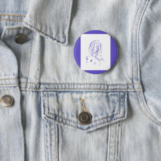Dreamy Celestial Feminine Button