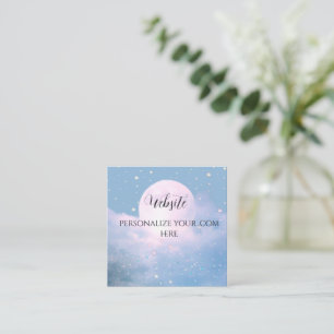Dreamy celestial wedding bathed in moonlight enclosure card