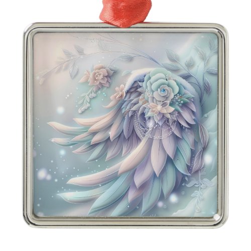 Dreamy Christmas Angel Wings Ornament