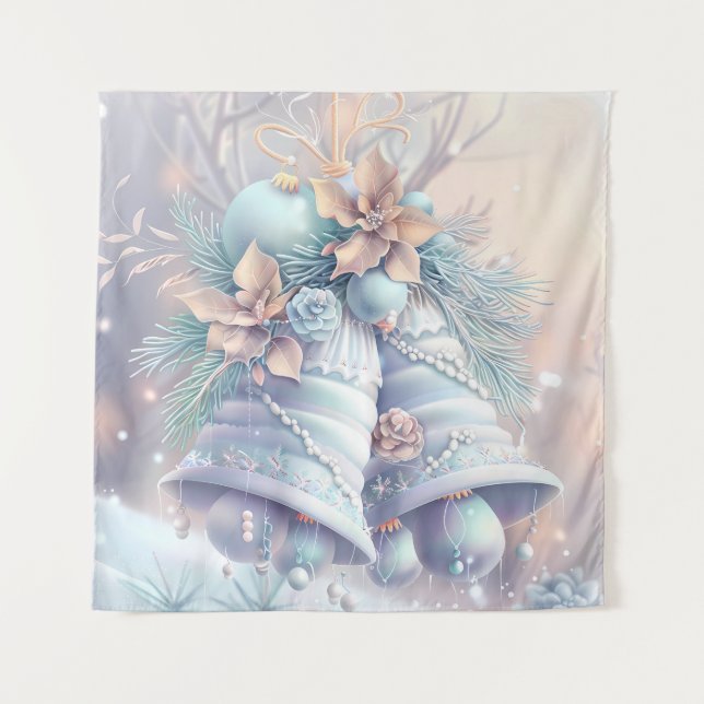 Dreamy Christmas Bell Tapestry (Front)