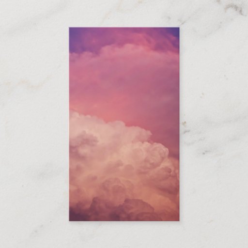 Customizable Dreamy Cloud Creative Consultant Business Card