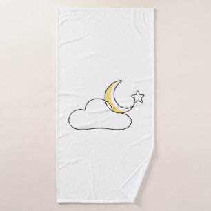 Dreamy Cloud & Stars Bath Towel Set