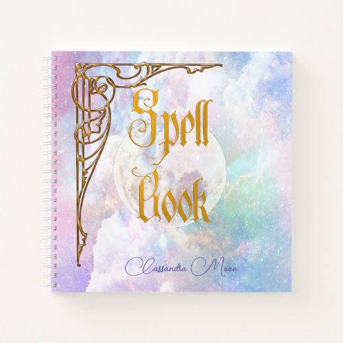 Dreamy Clouds and Stars Spell Book