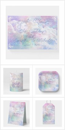 Dreamy Clouds and Stars Wedding
