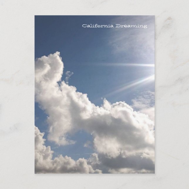 Dreamy Clouds Postcard (Front)