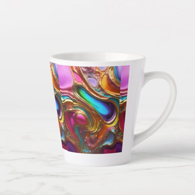 Dreamy Colorful Latte Mug (Right)
