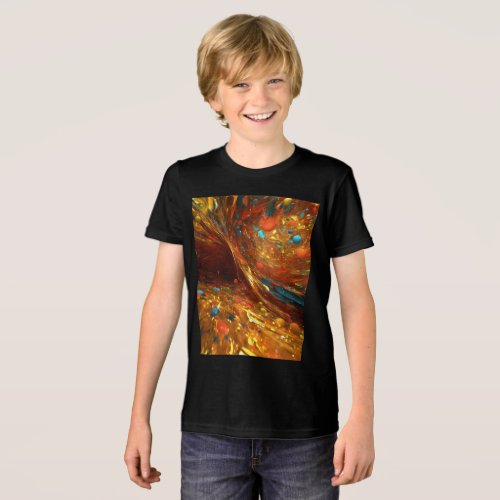 Dreamy Colorful T_Shirt Design Tri_Blend Shirt