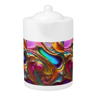 Dreamy Colorful Teapot