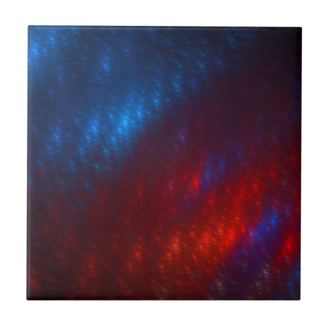 Dreamy Cosmic Nebula  Ceramic Tile (Front)