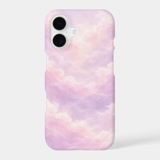 Dreamy Cotton Candy Clouds iPhone Case (Back)