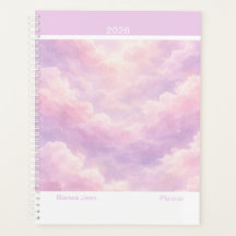Dreamy Cotton Candy Cloudscape Modern Large