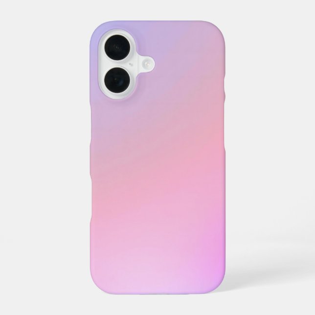 Dreamy Cotton Candy Pastel Gradient iPhone Case (Back)