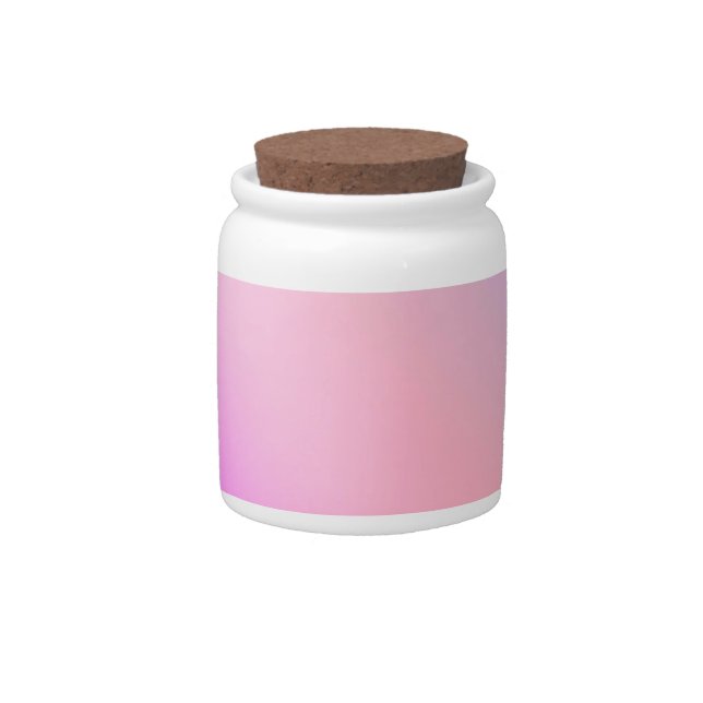 Dreamy Cotton Candy Pastel Gradient Jar (Front)