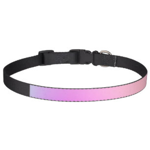 Dreamy Cotton Candy Pastel Gradient Pet Collar