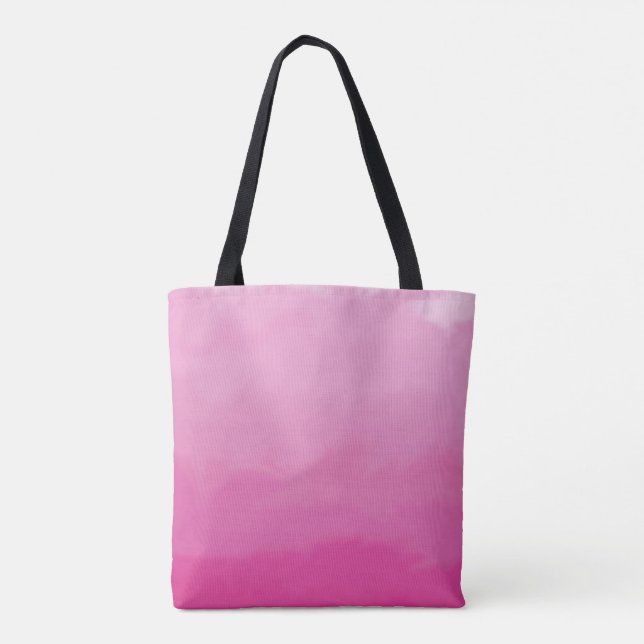 Dreamy cozy pink tote bag (Back)