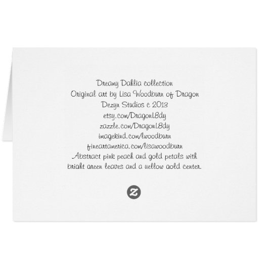 Dreamy Dahlia collection (Back Horizontal)