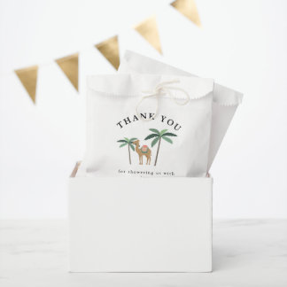 Dreamy Desert Cute Camel Baby Shower Favor Bag