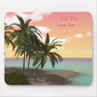 dreamy desert island Mousepad