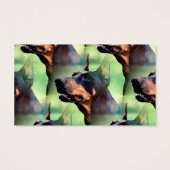 Dreamy Doberman Pinscher Face Painting (Back)