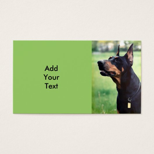 Dreamy Doberman Pinscher Face Painting (Front)