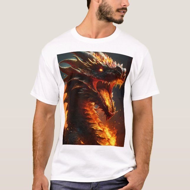  Dreamy Dragon Watercolor Tee (Front)